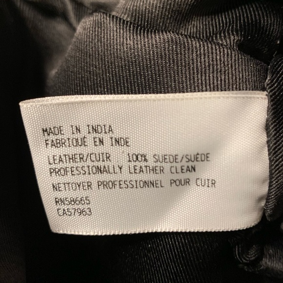 Leith gray 100% suede leather fold over clutch/bag - Picture 4 of 10